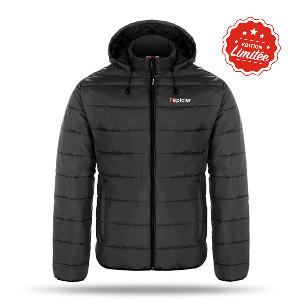 Manteau Bouffant Printemps pour Homme Automne Epicier Noir